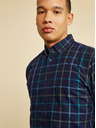 ZOOT.lab Тъмносиня мъжка карирана риза ZOOT.lab Aiden