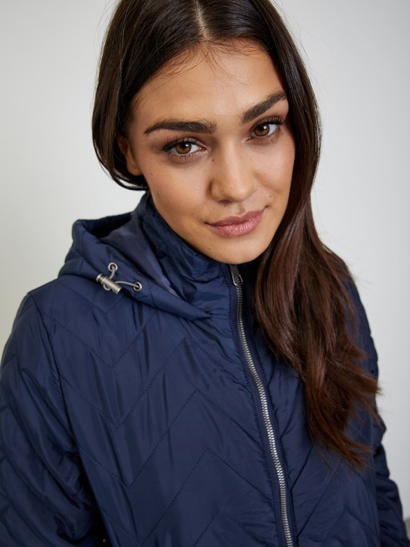 ZOOT.lab Тъмносиньо дамско ватирано палто ZOOT.lab Molly