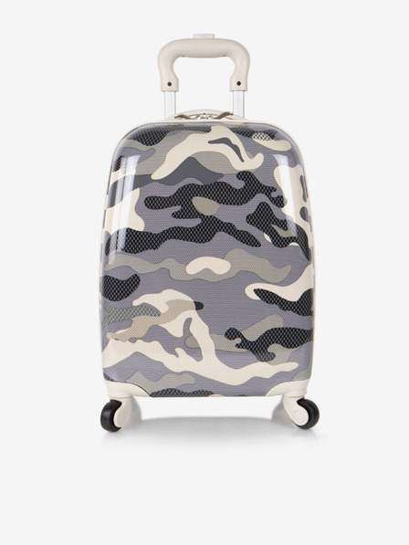 Heys Детски куфар Heys 4w Grey Camo Patterned