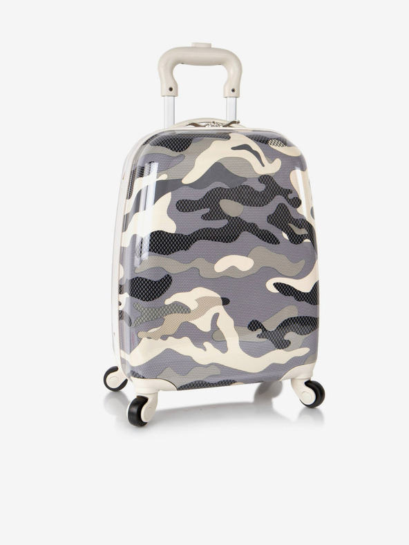 Heys Детски куфар Heys 4w Grey Camo Patterned