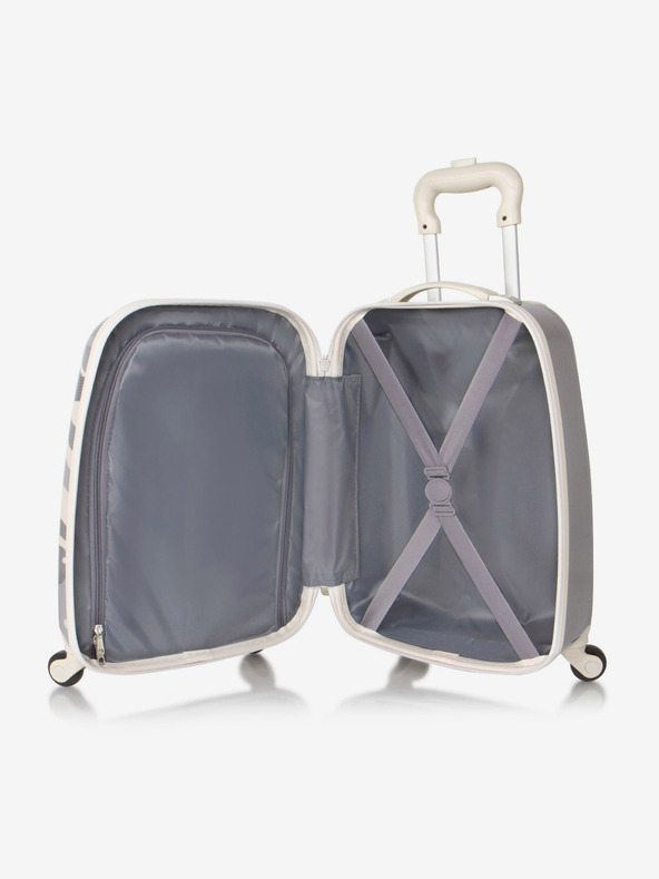 Heys Детски куфар Heys 4w Grey Camo Patterned