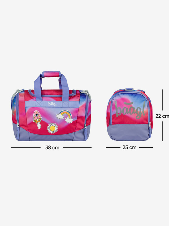 BAAGL  Червена детска спортна чанта Hippie Baagl