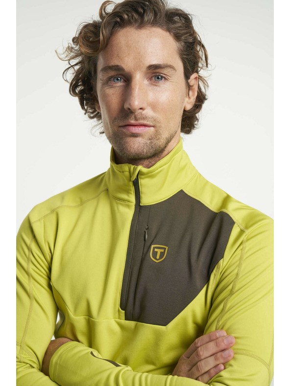 Tenson Мъжки функционален суитчър Tenson Txlite с половин цип M Жълт