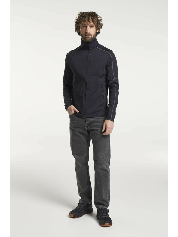 Tenson Мъжки функционален суитчър Tenson Txlite с цял цип M черен