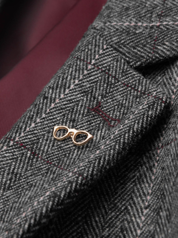 Ombre Clothing Декоративна метална значка за очила златна златна Ombre Clothing