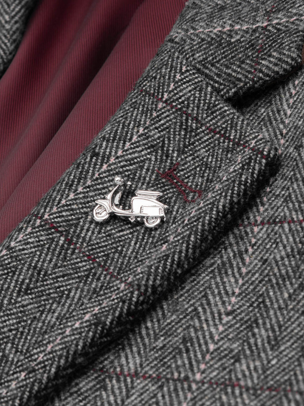 Ombre Clothing Декоративна метална значка за рокля сребро Омбре облекло