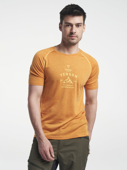 Tenson мъжки TENSON Himalaya Wool Tee M тъмнооранжев
