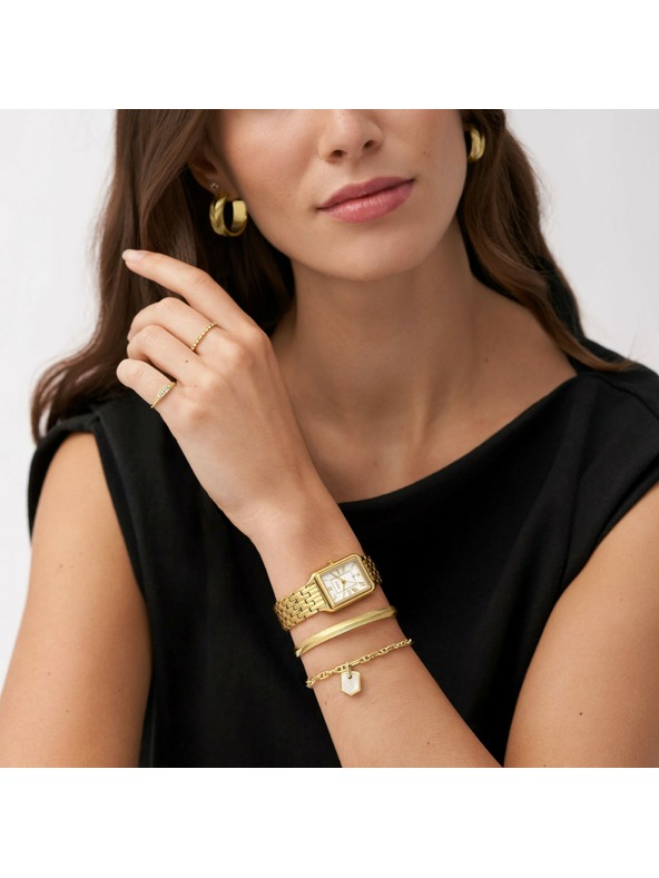 Fossil Дамски квадратен часовник Fossil RAQUEL ES5220