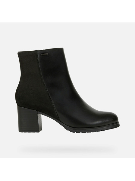 Geox Черни дамски ankle обувки Geox New Lise Np Abx