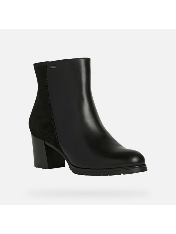 Geox Черни дамски ankle обувки Geox New Lise Np Abx