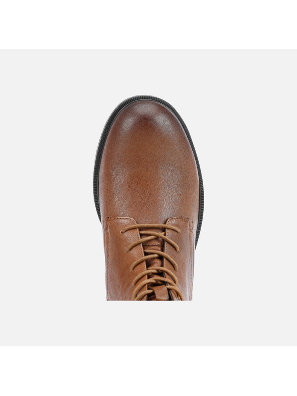 Geox Кафяви дамски боти Geox Catria