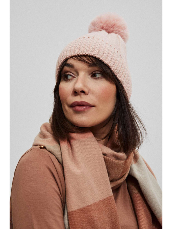 Moodo Светлорозова дамска шапка Moodo