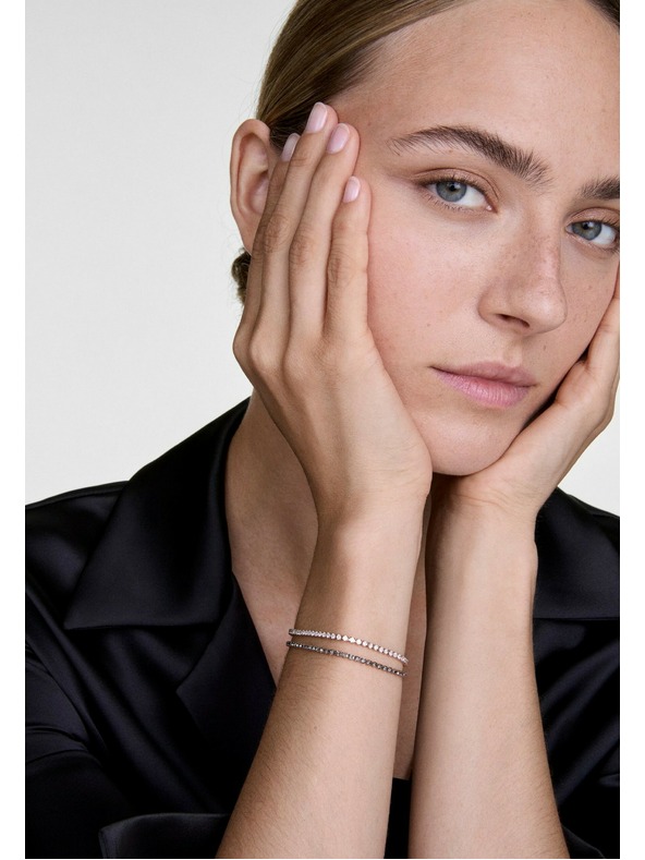 Daniel Wellington Розово-златна стоманена гривна Daniel Wellington Tennis DW00401109