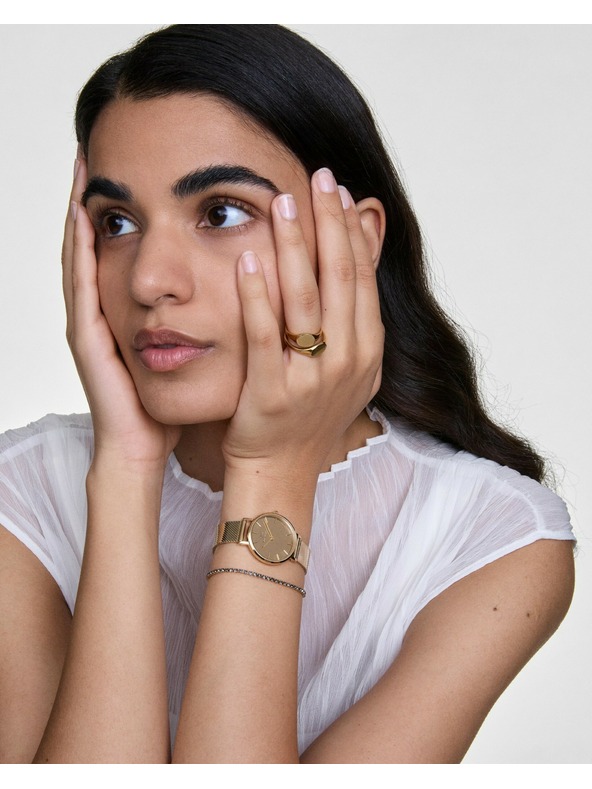 Daniel Wellington Златна стоманена гривна Daniel Wellington Tennis DW00401107