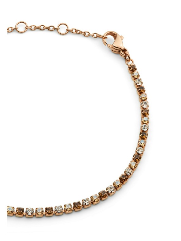 Daniel Wellington Розово-златна стоманена гривна Daniel Wellington Tennis DW00401115