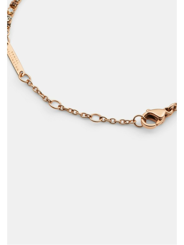 Daniel Wellington Розово-златна стоманена гривна Daniel Wellington Tennis DW00401115