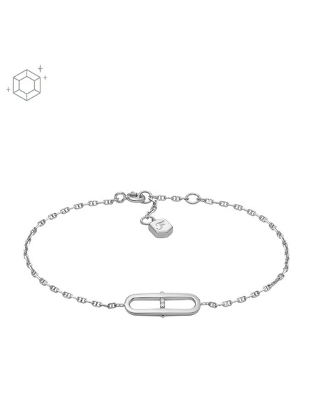 Fossil Дамска стоманена гривна Fossil JFS00637040