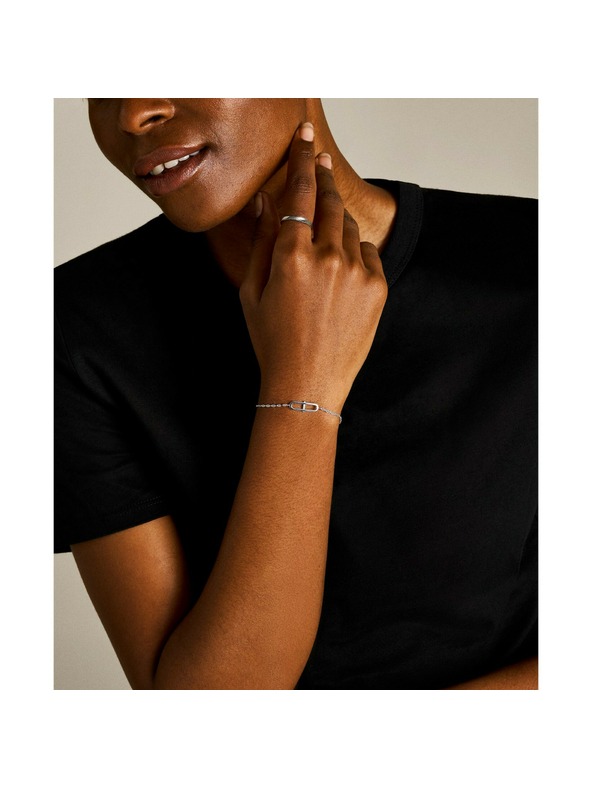 Fossil Дамска стоманена гривна Fossil JFS00637040