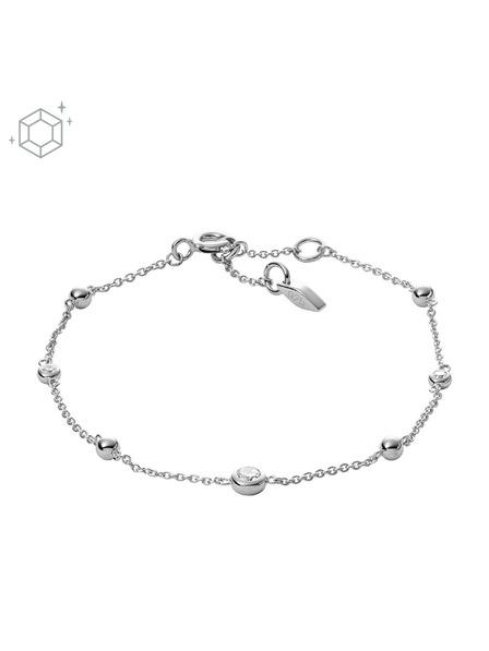 Fossil Дамска сребърна гривна Fossil JFS00452040