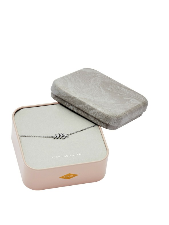 Fossil Дамска сребърна гривна Fossil JFS00484040