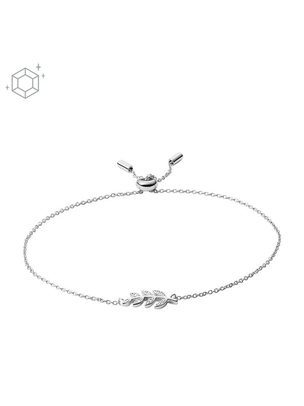 Fossil Дамска сребърна гривна Fossil JFS00484040