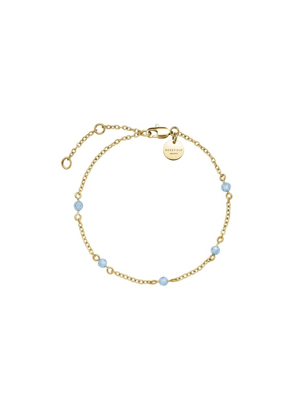 Rosefield Дамска позлатена гривна Rosefield JBBSG-J814