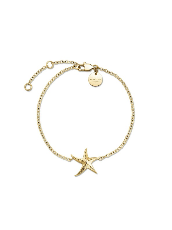 Rosefield Дамска позлатена гривна Rosefield JBSSS-J828