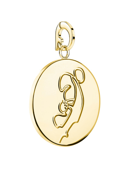 Rosefield Rosefield висулка златен цвят Зодия Монета Лъв