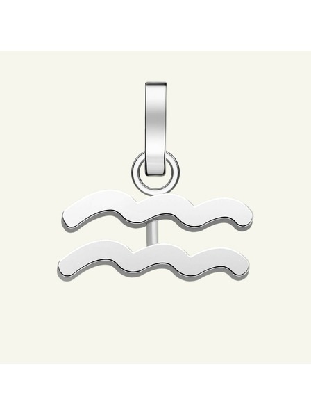 Rosefield Rosefield медальон Zodiac Symbol Водолей в сребрист цвят