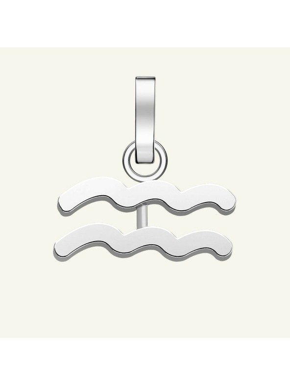 Rosefield Rosefield медальон Zodiac Symbol Водолей в сребрист цвят