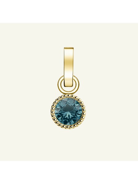 Rosefield Rosefield медальон златист цвят Birthstone December color