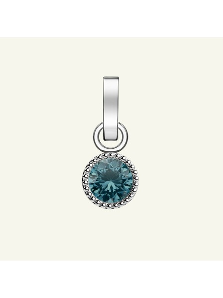 Rosefield Rosefield медальон сребрист цвят Birthstone December color