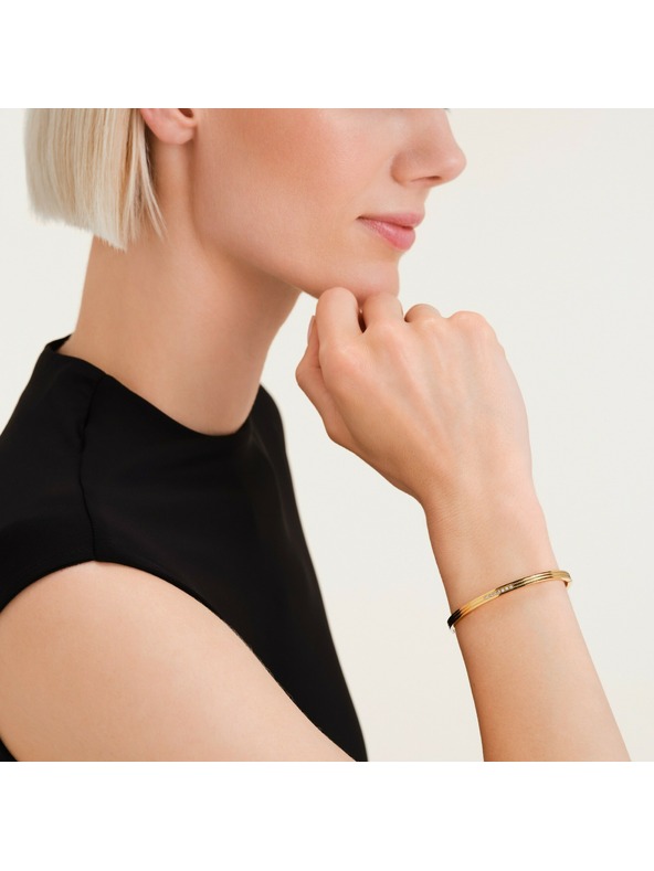 Rosefield Rosefield дамска твърда позлатена гривна JBSCG-J1037