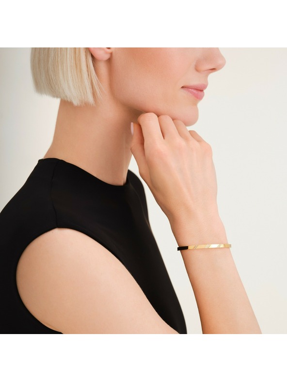 Rosefield Rosefield дамска твърда позлатена гривна JBLCG-J1043