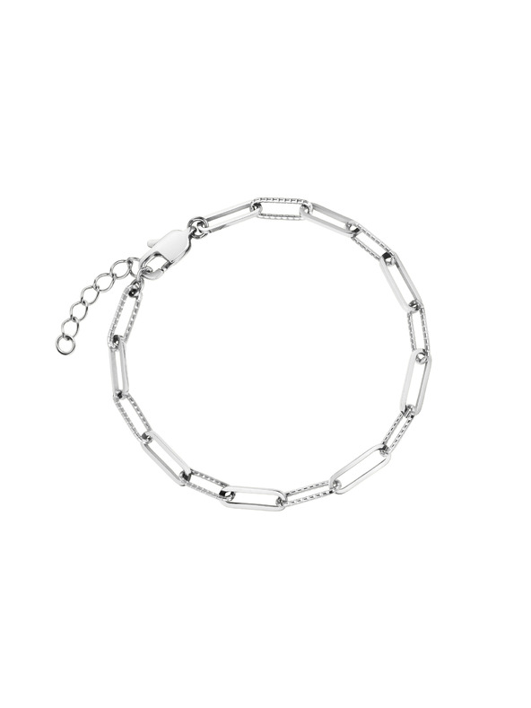 Rosefield Rosefield гривна в сребрист цвят Hammered Chain JBHCS-J596