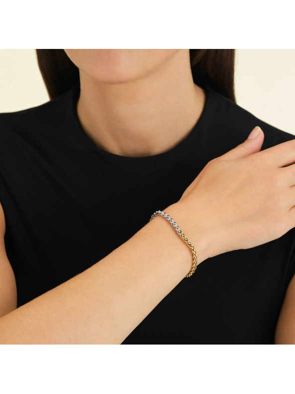 Rosefield Rosefield дамска позлатена гривна JBDHG-J704