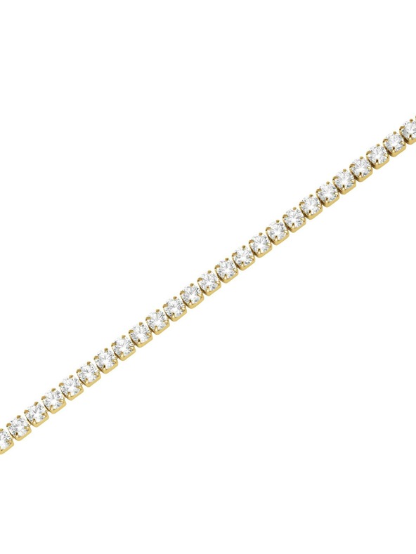 Rosefield Позлатена дамска гривна Tennis Rosefield JBTWG-J1035