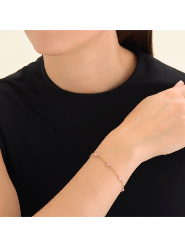 Rosefield Позлатена дамска гривна Rosefield JBPSG-J813