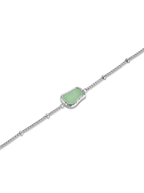 Rosefield Rosefield гривна в сребрист цвят Organic Gemstone JBOGS-J657