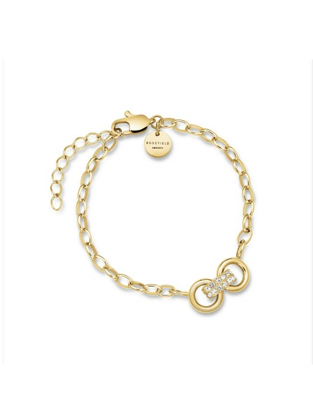 Rosefield Позлатена дамска гривна Rosefield JBBSG-J899