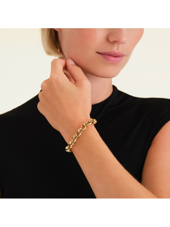 Rosefield Позлатена дамска гривна Rosefield JBCBG-J893