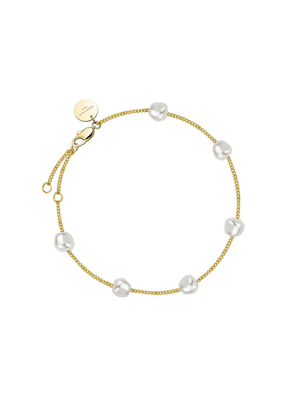 Rosefield Rosefield гривна в златист цвят Multi Pearl JBLPG-J603