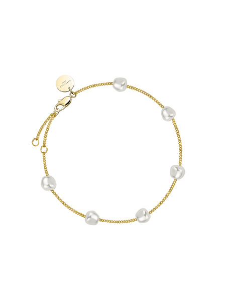 Rosefield Rosefield гривна в златист цвят Multi Pearl JBLPG-J603