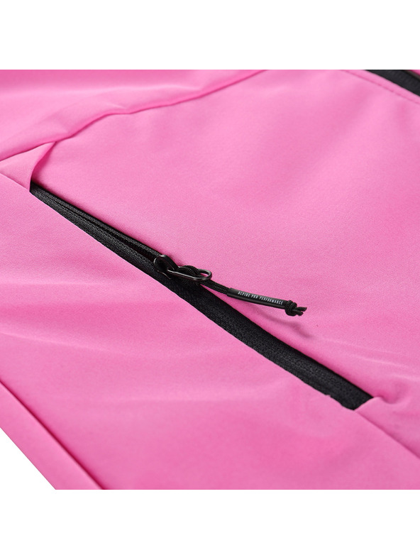 ALPINE PRO Дамско софтшел яке с DWR обработка ALPINE PRO KERAKA неоново розово
