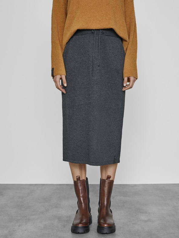 ZOOT.lab Сива дамска трикотажна миди пола METROOPOLIS by ZOOT.lab Barny