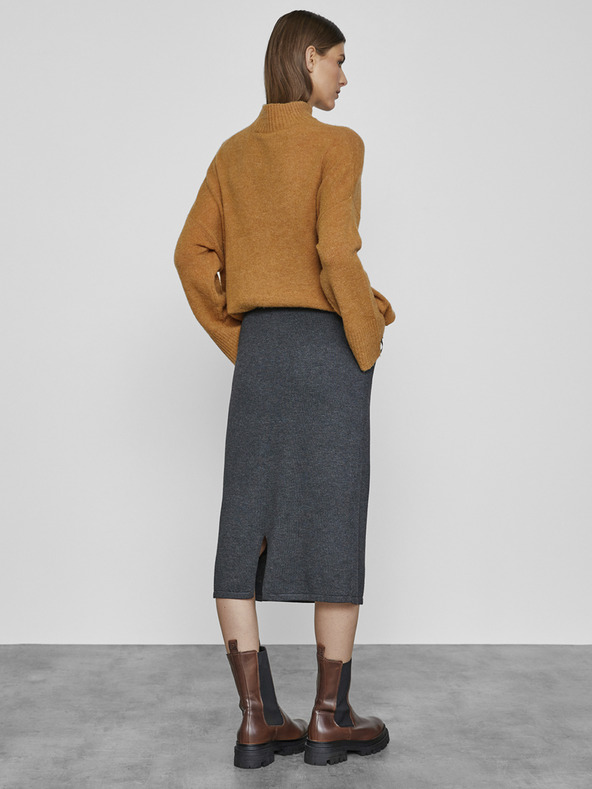 ZOOT.lab Сива дамска трикотажна миди пола METROOPOLIS by ZOOT.lab Barny