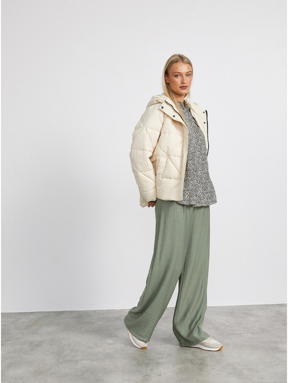 ZOOT.lab Черно-кремава дамска свободна риза с шарки METROOPOLIS на ZOOT.lab Ingrid