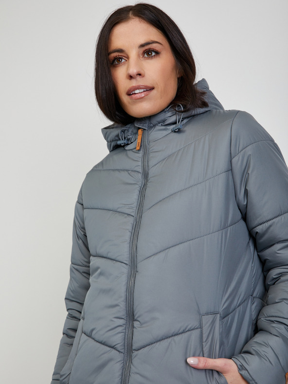 ZOOT.lab Сиво дамско ватирано палто ZOOT.lab