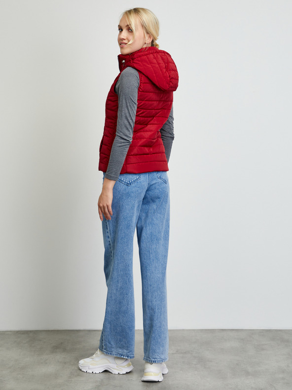ZOOT.lab Червена дамска ватирана жилетка ZOOT.lab