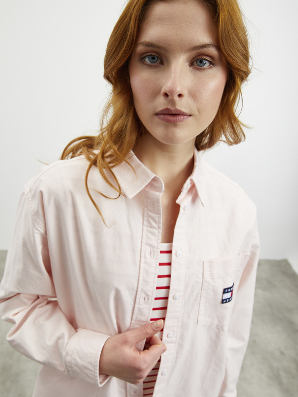 ZOOT.lab Бяло-червена раирана рокля с маншет ZOOT.lab Vally